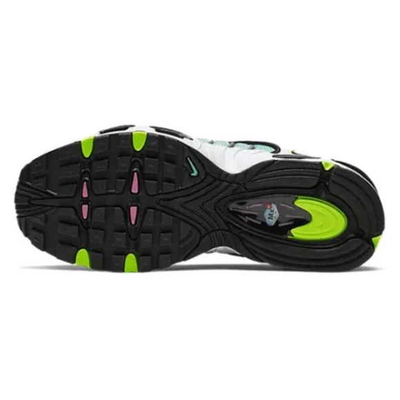 Nike Air Max TailWind 4 GS Women Shoes White/Black China Rose BQ9810102 Size 5.5 - Picture 5 of 16